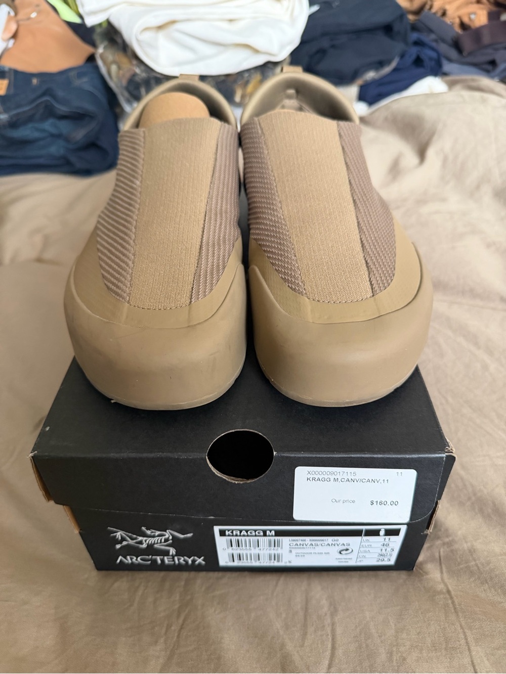 Arc'teryx Kragg Slip-On Loafers in Tan and Brown